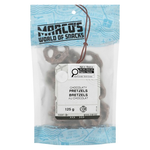 Marco's World Of Snacks Pretzels Chocolatey 125 g