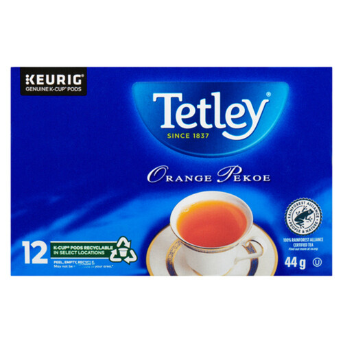 Tetley Tea Orange Pekoe 12 K-Cups 44 g