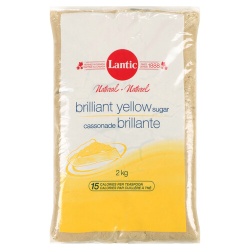 Lantic Natural Brilliant Yellow Sugar 2 kg