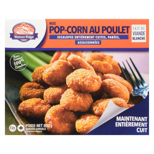 Watson Ridge Frozen Popcorn Chicken Breaded Fully Cooked 800 g