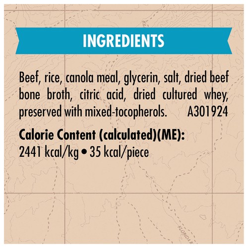 Zuke's Chewy Meaty Sticks Dog Treats Beef Recipe 170 g
