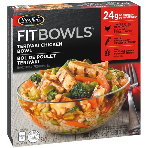 Stouffer's Frozen Fit Bowl Teriyaki Chicken 340 g