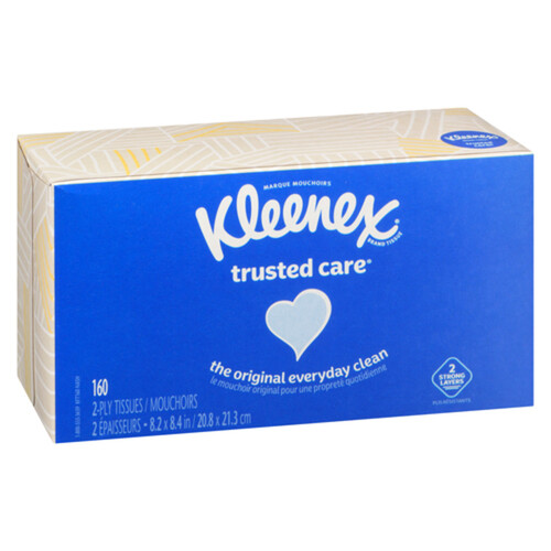 Kleenex Facial Tissue Box 2-Ply 160 Sheets