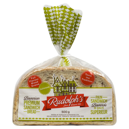 Rudolph's Bavarian Sandwich Bread 500 g