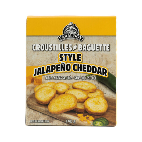 Farm Boy Baguette Crisps Jalapeño Cheddar 142 g
