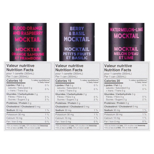 Cherry River Non Alcoholic Mocktails Fruity & Light Collection 6 x 355 ml (cans)