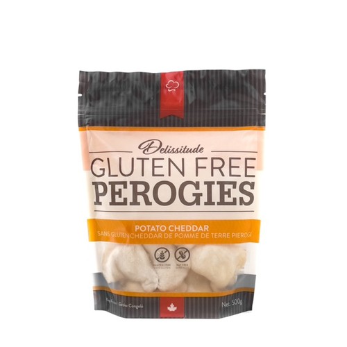 Delissitue Gluten-Free Perogies Potato Cheddar 480 g (frozen)