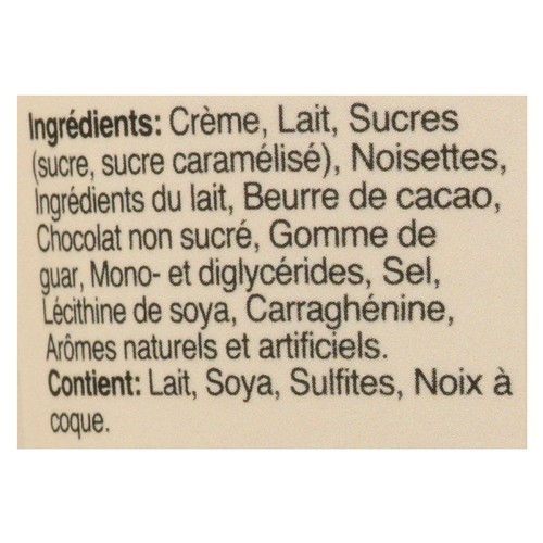 Demetres Crème Glacée Chocolat aux Noisettes Super Créma 500 ml