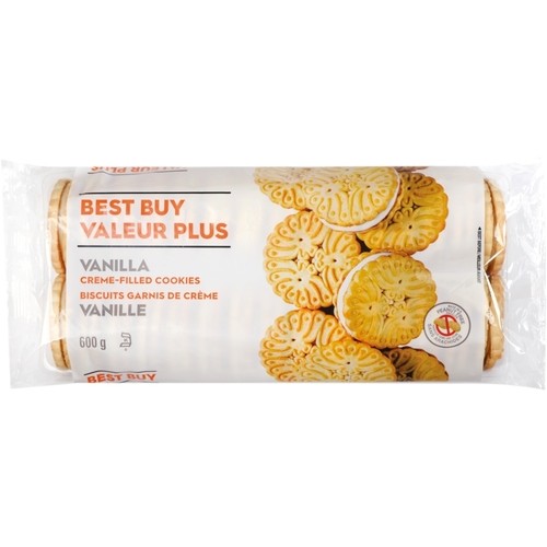 Best Buy Peanut Free Cookies Cream Filled Vanilla 600 g