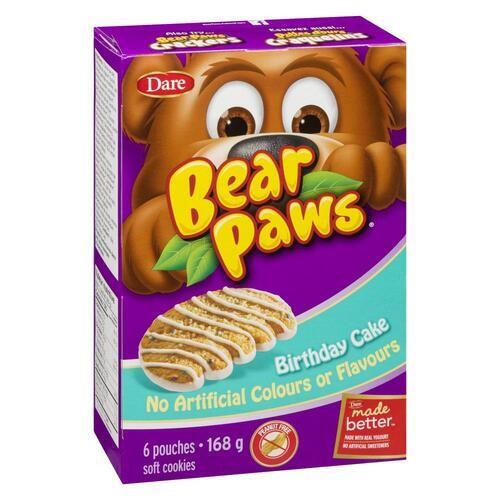 Dare Bear Paws Peanut-Free Cookies Birthday Cake 168 g