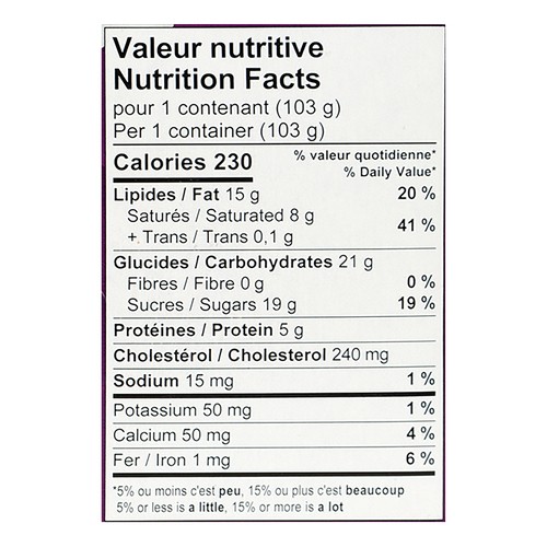 Chagnon Dessert Crème Brulee 206 g