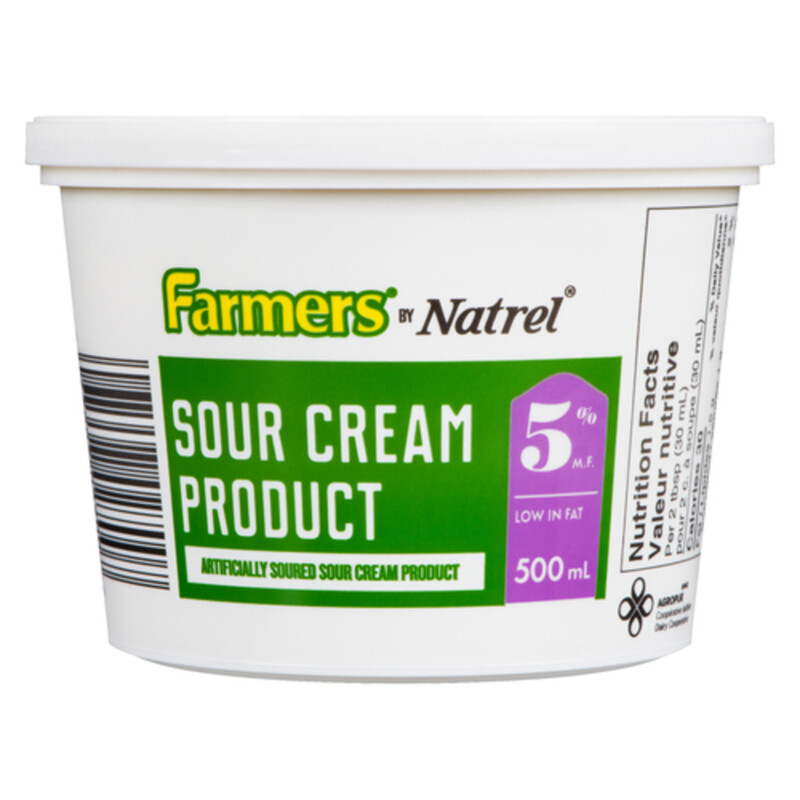 Farmers 5 Sour Cream Light 500 ml Voilà Online Groceries & Offers