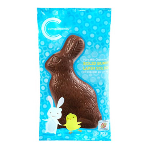 Compliments Easter Chocolate Solid Bunny 375 g