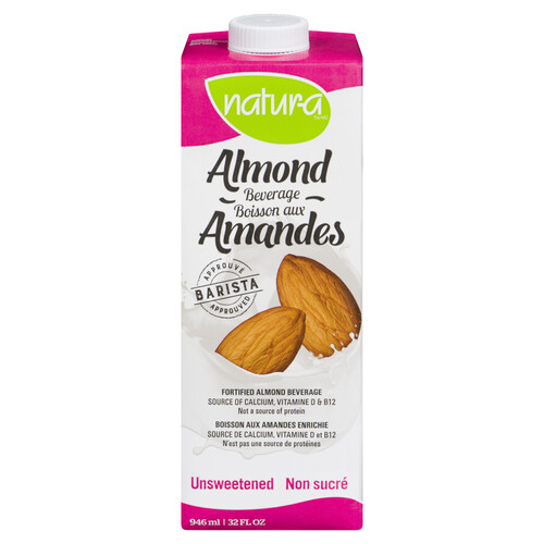 Natur-A Non-Dairy Almond Beverage Unsweetened 946 ml