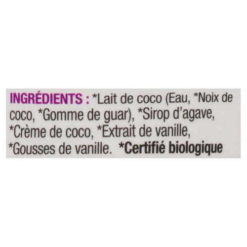 Luna & Larry's Coconut Bliss Organic Frozen Dessert Madagascan Vanilla Bean 473 ml