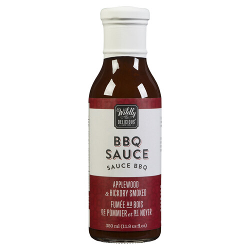 Wildly Delicious BBQ Sauce Applewood And Hickory Smoked 350 ml