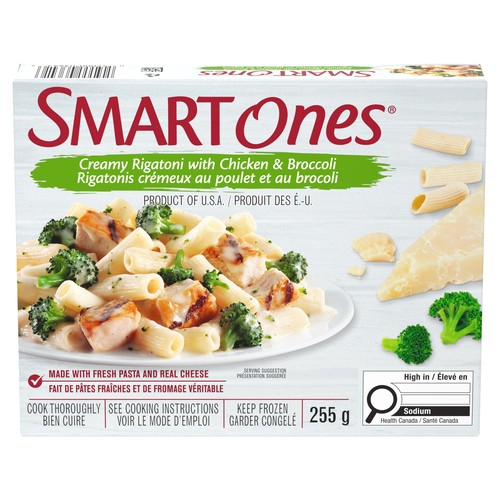 Smart Ones Frozen Creamy Rigatoni With Chicken & Broccoli 255 g