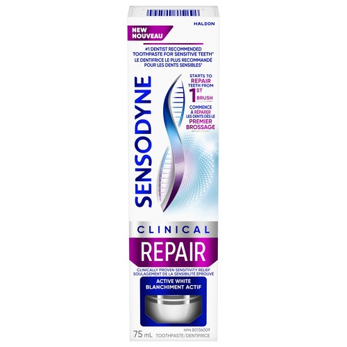 Sensodyne Clinical Repair Toothpaste Active White 75 ml