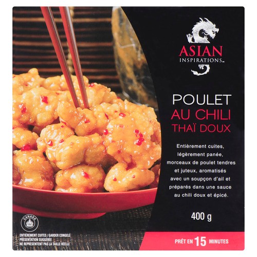 Asian Inspirations Frozen Thai Fully Cooked Chicken 400 g