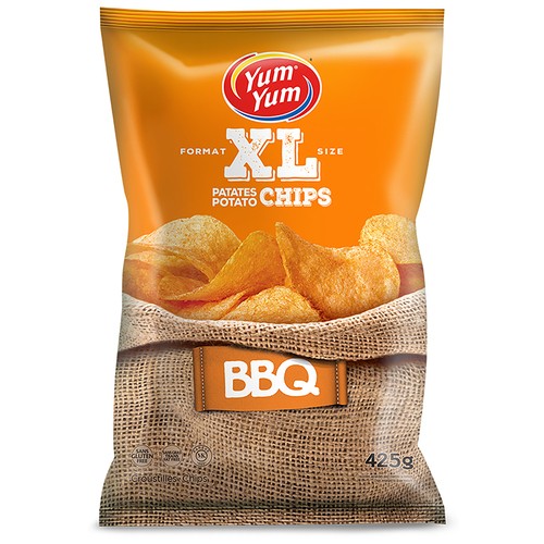Yum Yum Potato Chips BBQ 425 g