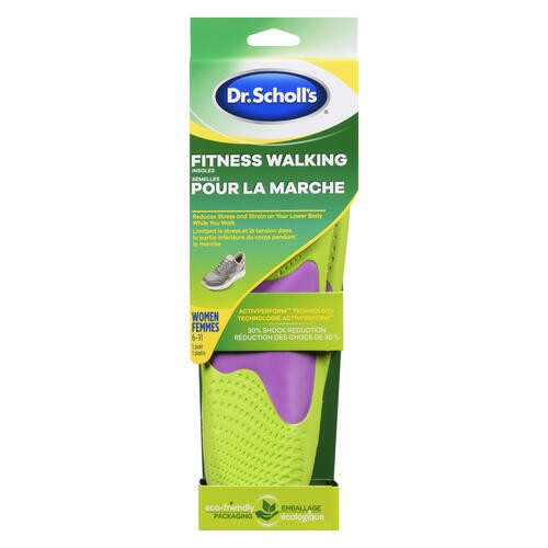 Dr. Scholl's Women Insoles Fitness Walking 1 Pair
