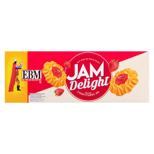 EBM Cookie Jam Delight Strawberry 105 g