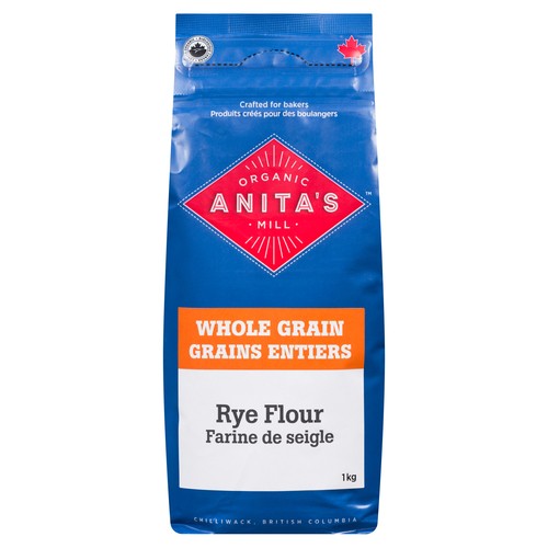 Anita's Organic Mill Rye Flour Whole Grain 1 kg
