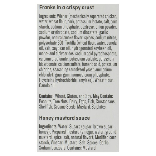 La Cage Frozen Franks In Crispy Crust 400 g