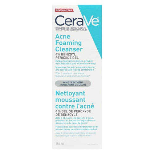 CeraVe Acne Foaming Facial Cleanser 150 ml