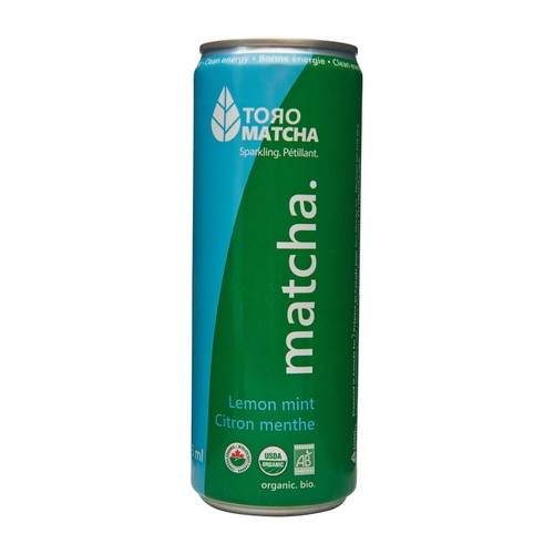 Toro Matcha Organic Sparkling Beverage Lemon Mint 355 ml (can)