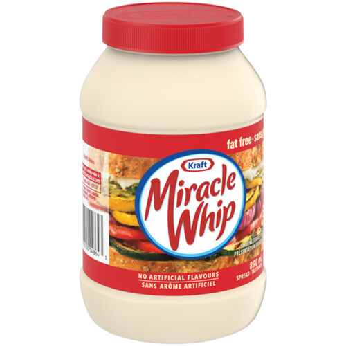 Kraft Fat-Free Spread Miracle Whip 890 ml