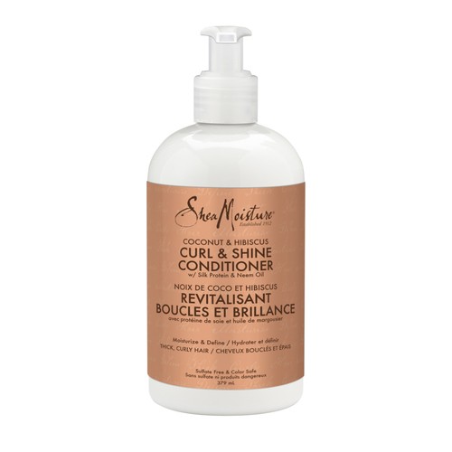 Shea Moisture Curl & Shine Sulfate Free Conditioner Coconut & Hibiscus 379 ml