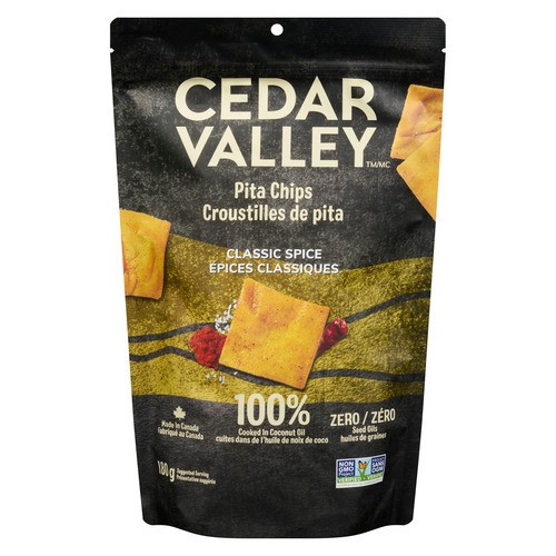 Cedar Valley Pita Chips Classic Spice 180 g