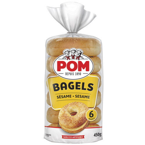 POM Bagel Sesame 6 Pack 450 g