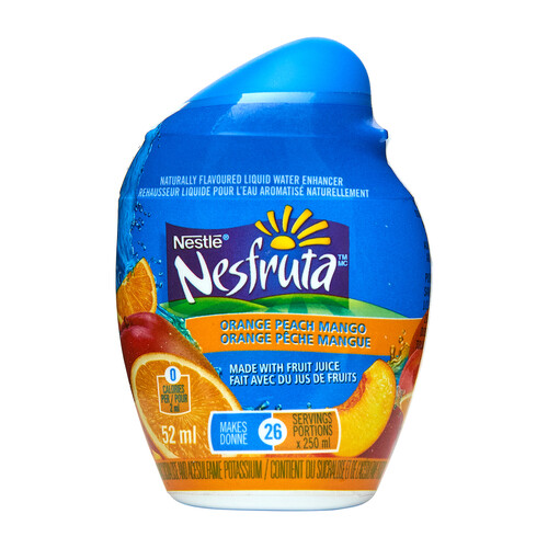 Nesfruta Liquid Water Enhancer Orange Mango Peach 52 ml