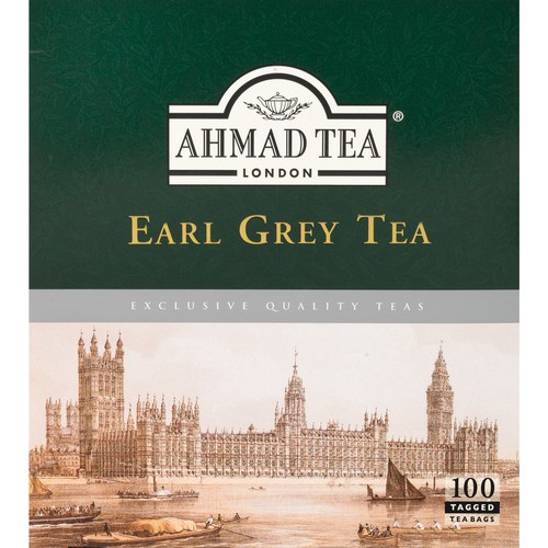 Ahmad Tea Earl Grey 100 Tea Bags 