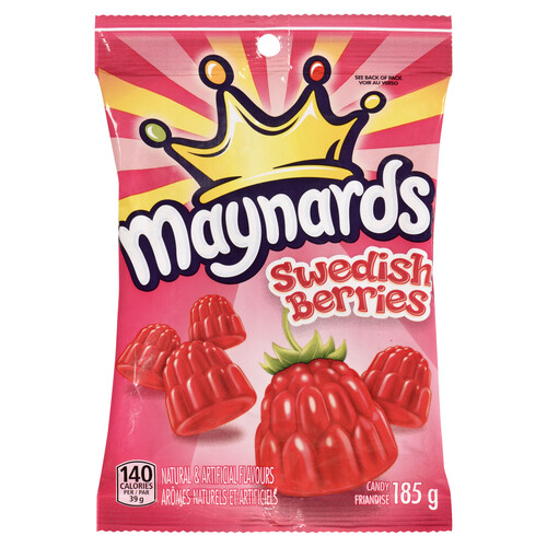 Maynards Candy Swedish Berries 185 g