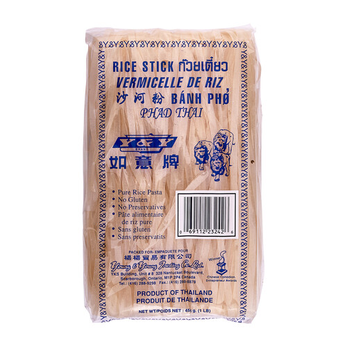 Y & Y Gluten-Free Rice Sticks Medium 454 g