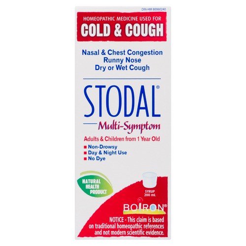 Boiron Stodal Adult Cold & Cough Syrup 200 ml