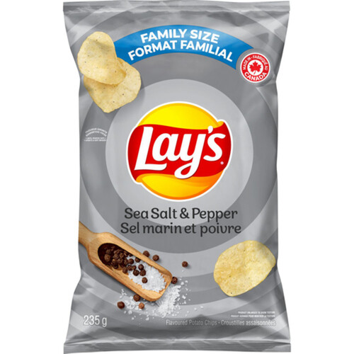 Lay's Potato Chips Sea Salt & Pepper 235 g