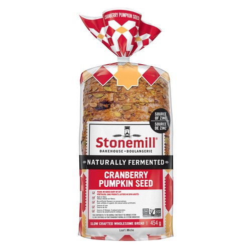 Stonemill Bakehouse Bread Honest Wellness Cranberry Pumpkin Seed 454 g