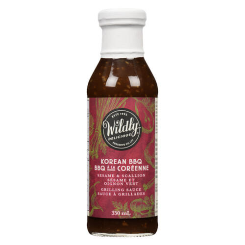 Wildly Delicious Korean BBQ Sauce Sesame & Scallion 350 ml