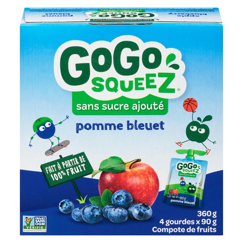 GoGo Squeez Fruit Sauce Apple Blueberry 360 g