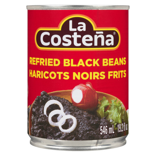 La Costeña Refried Black Beans 546 ml
