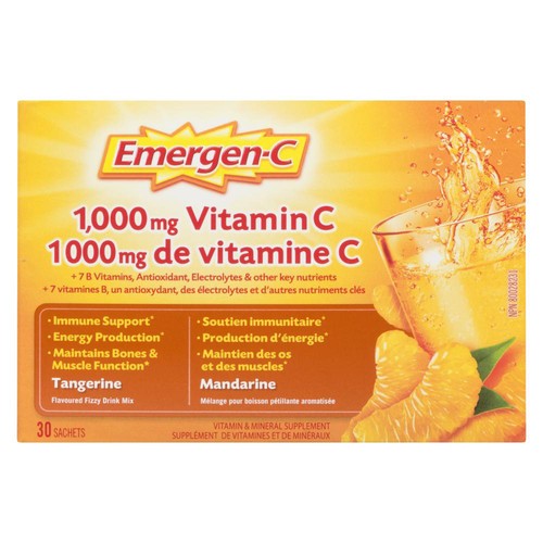 Emergen-C Vitamin C Tangerine 30 Count