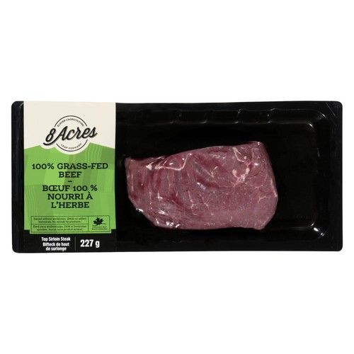 8 Acres Top Sirloin Steak 227 g