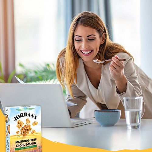 Jordans Morning Crisp Organic Granola Cereal Oat Crisp 375 g