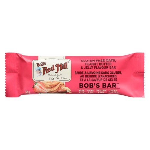 Bob's Red Mill Gluten-Free Bar Oats Peanut Butter & Jelly 50 g