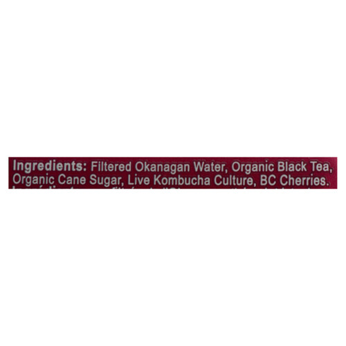 Underground Kombucha Cherry Smash 4 x 355 ml (cans)