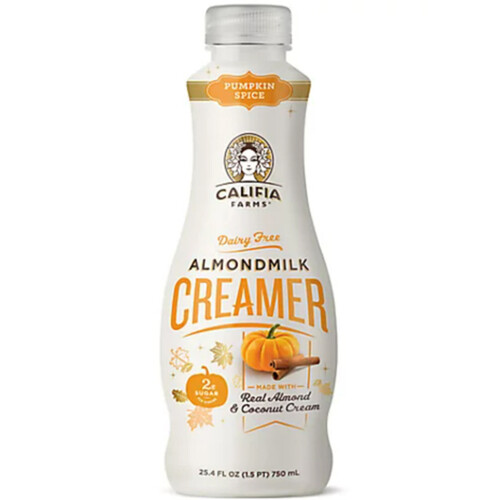 Califia Farms Dairy-Free Almond Milk Creamer Pumpkin Spice 750 ml